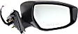 Driver and Passenger Side Mirrors, Power, Manual Folding, Non-Heated, Paintable, In-housing Signal Light, No Memory, No Puddle Light, No Auto-Dimming, No Blind Spot Feature