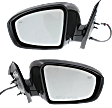 Driver and Passenger Side Mirrors, Power, Manual Folding, Heated, Paintable, No Signal Light, No Memory, No Puddle Light, No Auto-Dimming, No Blind Spot Feature