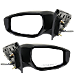 2013-2019 Nissan Sentra - Driver and Passenger Side Mirror, Power Adjust, Heated, Manual Folding, Paintable, In-housing Signal Light, Without Memory Recall, No Puddle Light, No Auto-Dimming, No Blind Spot Feature