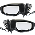 Driver and Passenger Side Mirrors, Power Adjust, Manual Folding, Non-Heated, Paintable, No Signal Light, No Memory, No Puddle Light, No Auto-Dimming, No Blind Spot Feature