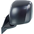 Driver and Passenger Side Mirror, Manual Adjust, Non-Heated, Manual Folding, Textured Black, No Signal Light, No Memory, No Puddle Light, No Auto-Dim, With Blind Spot Glass