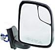 Driver and Passenger Side Mirror, Power Adjust, Heated, Manual Folding, Paintable, No Signal Light, No Memory, No Puddle Light, No Auto-Dim, With Blind Spot Glass
