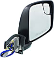 Driver and Passenger Side Mirror, Power Adjust, Heated, Manual Folding, Paintable, No Signal Light, No Memory, No Puddle Light, No Auto-Dim, With Blind Spot Glass