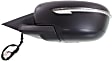 2016 Nissan Rogue - Driver and Passenger Side Mirrors, Power, Manual Folding, Non-Heated, Paintable, In-housing Signal Light, No Memory, No Puddle Light, No Auto-Dimming, No Blind Spot Feature