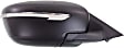 2016 Nissan Rogue - Driver and Passenger Side Mirrors, Power, Manual Folding, Non-Heated, Paintable, In-housing Signal Light, No Memory, No Puddle Light, No Auto-Dimming, No Blind Spot Feature