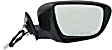 2016 Nissan Rogue - Driver and Passenger Side Mirrors, Power, Manual Folding, Non-Heated, Paintable, In-housing Signal Light, No Memory, No Puddle Light, No Auto-Dimming, No Blind Spot Feature