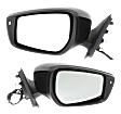 Driver and Passenger Side Mirrors, Power Adjust, Manual Folding, Non-Heated, Paintable, In-housing Signal Light, No Memory, No Puddle Light, No Auto-Dimming, No Blind Spot Feature