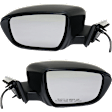 Driver and Passenger Side Mirrors, Power Adjust, Manual Folding, Non-Heated, Paintable, No Signal Light, No Memory, No Puddle Light, No Auto-Dimming, No Blind Spot Feature