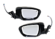 Driver and Passenger Side Mirrors, Power, Manual Folding, Heated, Paintable, In-housing Signal Light, No Memory, No Puddle Light, No Auto-Dimming, No Blind Spot Feature