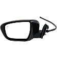 2017-2020 Nissan Rogue - Driver and Passenger Side Mirrors, Power, Manual Folding, Heated, Paintable, In-housing Signal Light, With memory, No Puddle Light, No Auto-Dimming, No Blind Spot Feature