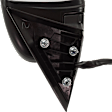 2017-2020 Nissan Rogue - Driver and Passenger Side Mirrors, Power, Manual Folding, Heated, Paintable, In-housing Signal Light, With memory, No Puddle Light, No Auto-Dimming, No Blind Spot Feature