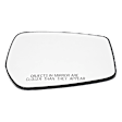 2015-2019 Nissan Versa Note - Driver and Passenger Side Mirror Glass, Heated, No Blind Spot Feature