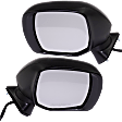 Driver and Passenger Side Mirrors, Power Adjust, Manual Folding, Heated, Paintable, In-housing Signal Light, With memory, No Puddle Light, No Auto-Dimming, No Blind Spot Feature