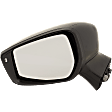 Driver and Passenger Side Mirrors, Power Adjust, Manual Folding, Non-Heated, Paintable, In-housing Signal Light, No Memory, No Puddle Light, No Auto-Dimming, No Blind Spot Feature