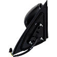 Driver and Passenger Side Mirrors, Power Adjust, Manual Folding, Non-Heated, Paintable, In-housing Signal Light, No Memory, No Puddle Light, No Auto-Dimming, No Blind Spot Feature