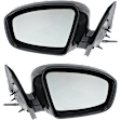Driver and Passenger Side Mirrors, Power, Manual Folding, Non-Heated, Paintable, No Signal Light, No Memory, No Puddle Light, No Auto-Dimming, No Blind Spot Feature