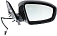 Driver and Passenger Side Mirrors, Power, Manual Folding, Non-Heated, Paintable, No Signal Light, No Memory, No Puddle Light, No Auto-Dimming, No Blind Spot Feature
