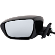 Driver and Passenger Side Mirror, Power Adjust, Non-Heated, Manual Folding, Paintable, In-housing Signal Light, Without Memory Recall, No Puddle Light, No Auto-Dimming, No Blind Spot Feature