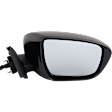 Driver and Passenger Side Mirror, Power Adjust, Non-Heated, Manual Folding, Paintable, In-housing Signal Light, Without Memory Recall, No Puddle Light, No Auto-Dimming, No Blind Spot Feature