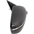 Driver and Passenger Side Mirror, Power Adjust, Non-Heated, Manual Folding, Paintable, In-housing Signal Light, Without Memory Recall, No Puddle Light, No Auto-Dimming, No Blind Spot Feature