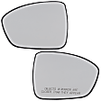 Driver and Passenger Side Mirror Glass, Heated, No Blind Spot Feature, Includes (2) Mirror Glasses