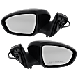 Driver and Passenger Side Mirrors, Power Adjust, Manual Folding, Heated, Paintable, In-housing Signal Light, No Memory, No Puddle Light, No Auto-Dimming, No Blind Spot Feature