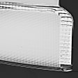 Crew Cab Pickup Driver and Passenger Side Towing Mirror, Upper - Power Adjust, Lower - Manual Adjust, Heated Upper Glass; Non-Heated Lower Glass, Manual Folding, Chrome, In-housing Signal Light