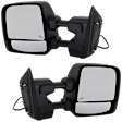 Driver and Passenger Side Towing Mirrors, Upper - Power Adjust , Lower - Manual Adjust, Heated Upper Glass, Non-Heated Lower Glass, Manual Folding, Textured Black, No Memory, No Blind Spot Feature