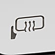 Driver and Passenger Side Towing Mirror, Upper - Power Adjust, Lower - Manual Adjust, Heated Upper Glass; Non-Heated Lower Glass, Manual Folding, Textured Black, In-housing Signal Light