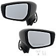 Driver and Passenger Side Mirrors, Power Adjust, Manual Folding, Heated, Paintable, In-housing Signal Light, No Memory, No Puddle Light, No Auto-Dimming, No Blind Spot Feature