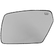 Driver and Passenger Side Mirror Glass, Heated, No Blind Spot Feature