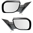 Driver and Passenger Side Mirror, Power Adjust, Non-Heated, Manual Folding, Chrome, No Signal Light, No Memory, No Puddle Light, No Auto-Dim, No Blind Spot Feature