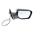 Driver and Passenger Side Mirror, Power Adjust, Non-Heated, Manual Folding, Chrome, No Signal Light, No Memory, No Puddle Light, No Auto-Dim, No Blind Spot Feature