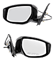Driver and Passenger Side Mirrors, Power Adjust, Manual Folding, Non-Heated, Textured Black, No Signal Light, No Memory, No Puddle Light, No Auto-Dimming, No Blind Spot Feature