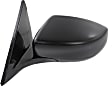 Driver and Passenger Side Mirrors, Power Adjust, Manual Folding, Non-Heated, Textured Black, No Signal Light, No Memory, No Puddle Light, No Auto-Dimming, No Blind Spot Feature