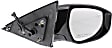 Driver and Passenger Side Mirrors, Power Adjust, Manual Folding, Non-Heated, Textured Black, No Signal Light, No Memory, No Puddle Light, No Auto-Dimming, No Blind Spot Feature