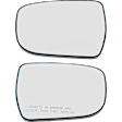 Driver and Passenger Side Mirror Glass, Non-Heated, Non-Towing, With backing plate, Includes (2) Mirror Glasses