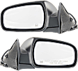 Driver and Passenger Side Mirrors, Power Adjust, Manual Folding, Heated, Paintable, No Signal Light, No Memory, No Puddle Light, No Auto-Dimming, No Blind Spot Feature