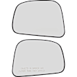 Driver and Passenger Side Mirror Glass, Non-Heated, No Blind Spot Feature