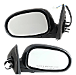 Driver and Passenger Side Mirrors, Power Adjust, Manual Folding, Non-Heated, Paintable, No Signal Light, No Memory, No Puddle Light, No Auto-Dimming, No Blind Spot Feature