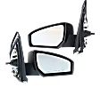 Driver and Passenger Side Mirrors, Non-Electric, Manual Lever Control, Base Model, Paintable