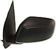 Driver and Passenger Side Mirrors, Manual Adjust, Manual Folding, Non-Heated, Textured Black, No Signal Light, No Memory, No Puddle Light, No Auto-Dimming