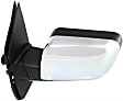 2005-2015 Nissan Armada - Driver and Passenger Side Mirror, Power Adjust, Heated, Manual Folding, Chrome, No Signal Light, No Memory, No Puddle Light, No Auto-Dimming, No Blind Spot Feature