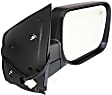 2005-2015 Nissan Armada - Driver and Passenger Side Mirror, Power Adjust, Heated, Manual Folding, Chrome, No Signal Light, No Memory, No Puddle Light, No Auto-Dimming, No Blind Spot Feature