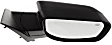 Driver and Passenger Side Mirror, Power Adjust, Heated, Manual Folding, Textured Black, No Signal Light, No Memory, No Puddle Light, No Auto-Dimming, No Blind Spot Feature
