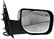 Driver and Passenger Side Mirror, Power Adjust, Heated, Manual Folding, Textured Black, No Signal Light, No Memory, No Puddle Light, No Auto-Dimming, No Blind Spot Feature