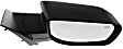 Driver and Passenger Side Mirror, Power Adjust, Heated, Manual Folding, Textured Black, No Signal Light, No Memory, No Puddle Light, No Auto-Dimming, No Blind Spot Feature