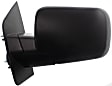2004-2015 Nissan Titan - Driver and Passenger Side Mirror, Manual Adjust, Non-Heated, Manual Folding, Textured Black, No Signal Light, Without Memory Recall, No Puddle Light, No Auto-Dimming, No Blind Spot Feature