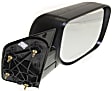 2004-2015 Nissan Titan - Driver and Passenger Side Mirror, Manual Adjust, Non-Heated, Manual Folding, Textured Black, No Signal Light, Without Memory Recall, No Puddle Light, No Auto-Dimming, No Blind Spot Feature