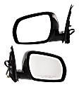 Driver and Passenger Side Mirrors, Power Adjust, Manual Folding, Heated, Paintable, No Signal Light, No Memory, No Puddle Light, No Auto-Dimming, No Blind Spot Feature